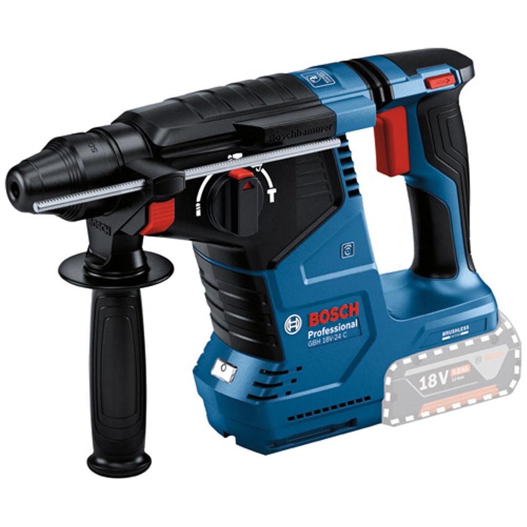 Bosch Akku-Bohrhammer GBH 18V-24 C, SDS-plus, incl. Zubehör, Karton