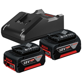 Bosch Starter-Set 2 x GBA 18V 4.0Ah + GAL 18V-40