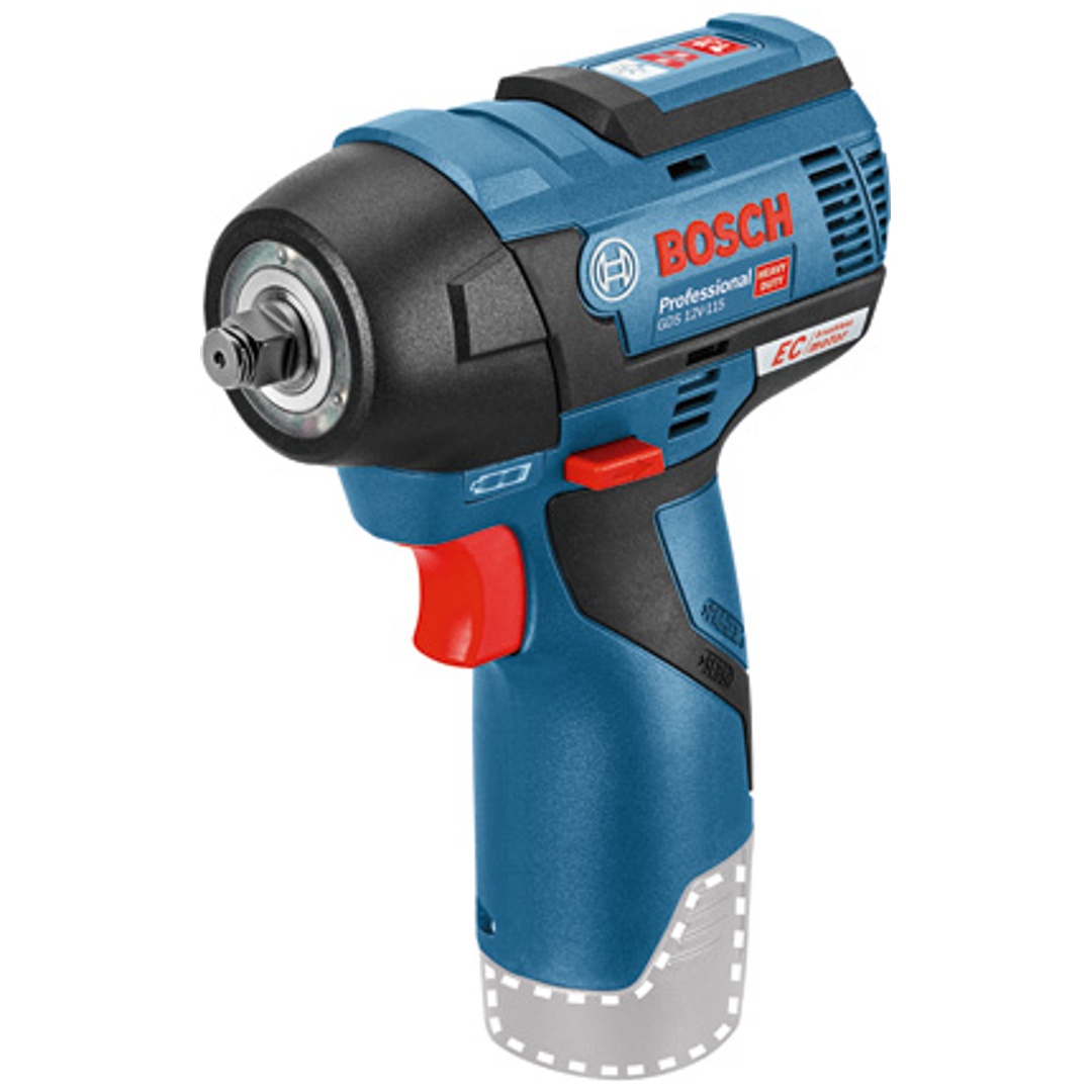 Bosch Akku-Drehschlagschrauber GDS 12V-115, Solo Version, incl. L-BOXX-Einlage, Karton