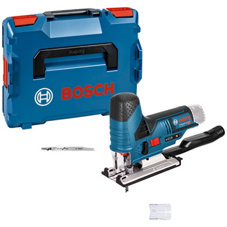 Bosch Akku-Stichsäge GST 12V-70, incl. Absaug-Set, Zubehör, L-BOXX
