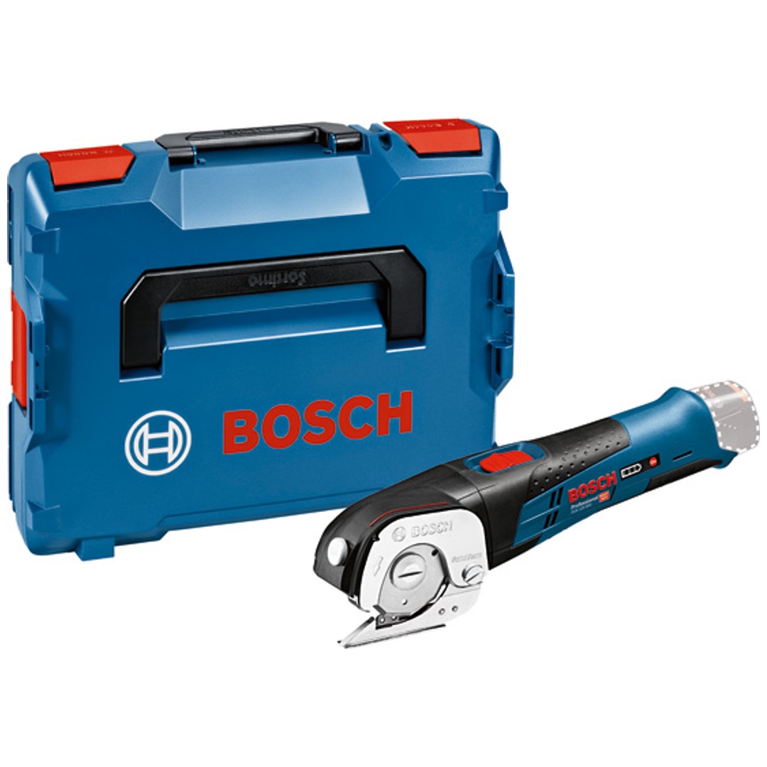Bosch Akku-Universalschere GUS 12V-300, Solo Version (ohne Akku und Ladegerät), L-BOXX mit Einlage