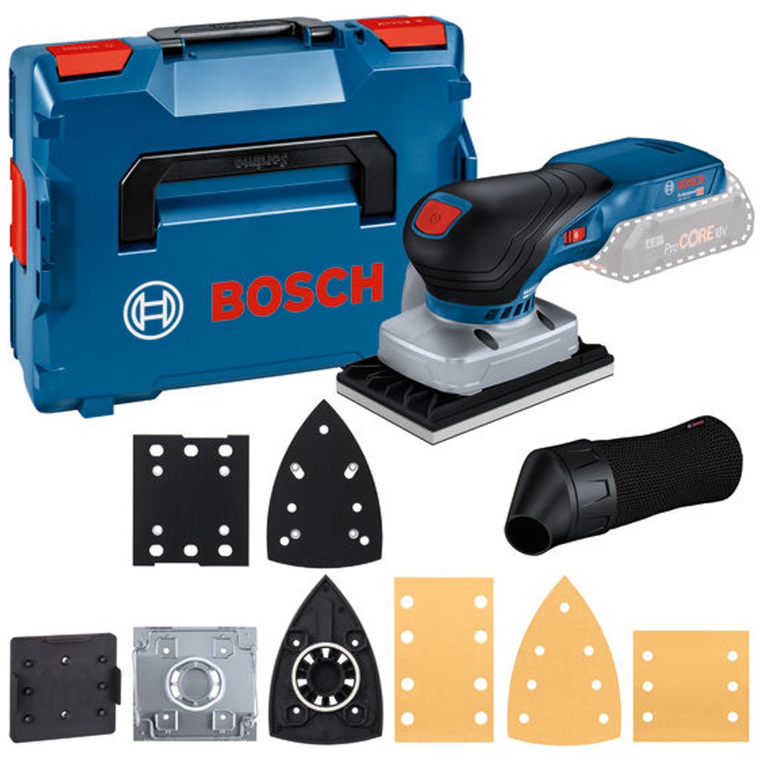 Bosch Professional Bosch Akku-Schwingschleifer GSS 18V-13, incl. Zubehör, L-BOXX