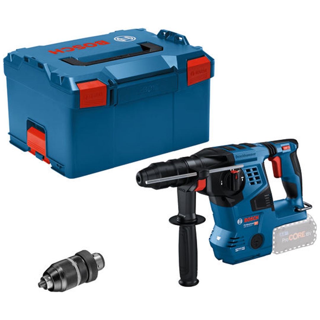 Bosch Akku-Bohrhammer GBH 18V-28 CF, SDS-plus, Solo Version, L-BOXX