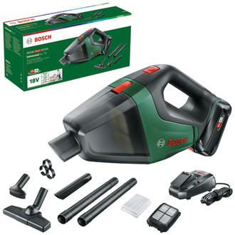 Bosch Akku-Sauger UniversalVac 18, 1 x Akku PBA 18V 2.5Ah, Ladegerät