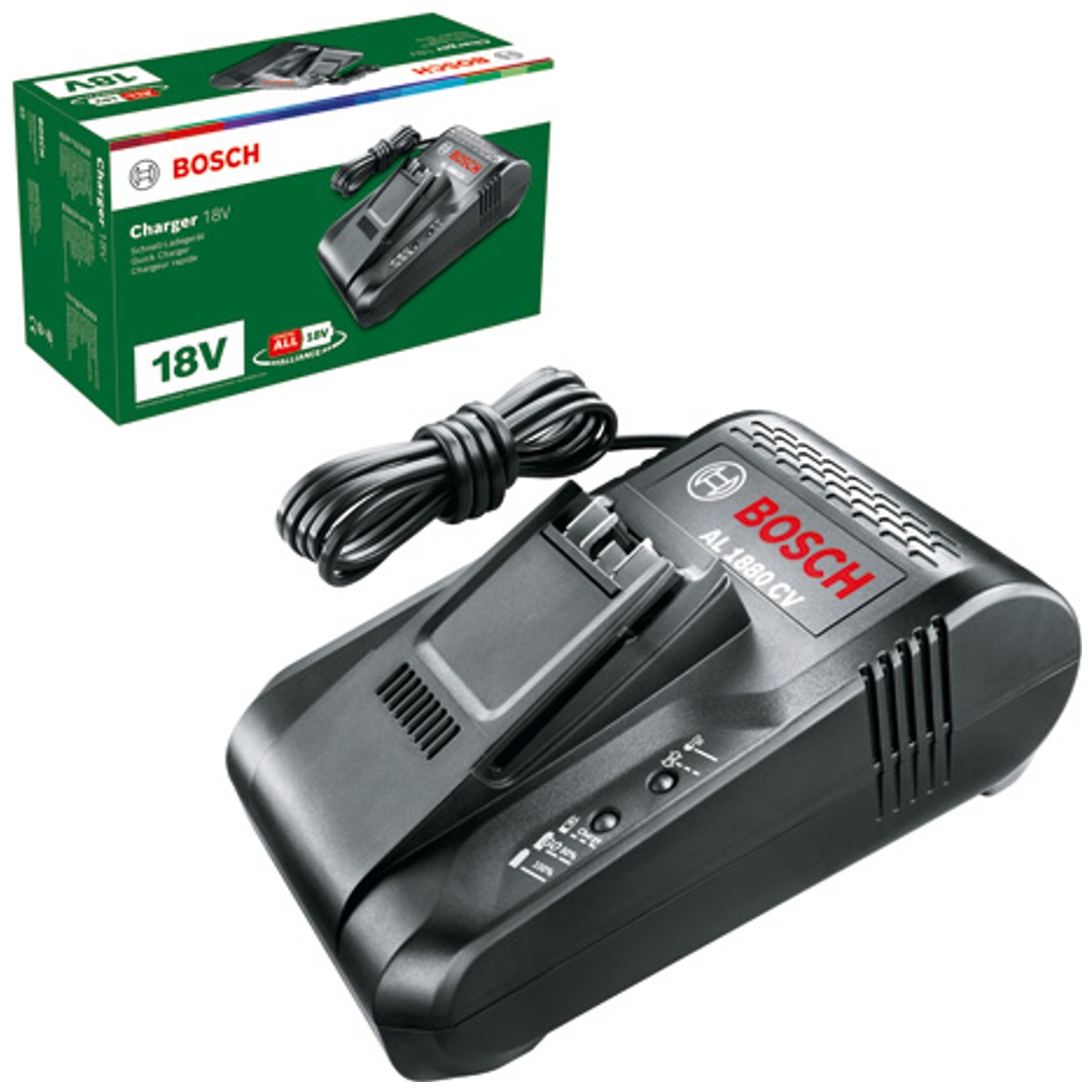 Bosch Schnellladegerät 14,4 Volt / 18 Volt Lithium-Ionen AL 1880 CV, Systemzubehör