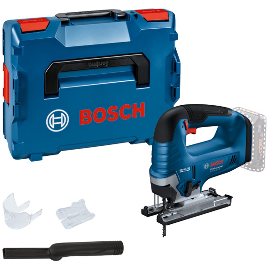 Bosch Akku-Stichsäge GST 18V-125 B, incl. 1x Stichsägeblatt, Zubehör, L-BOXX