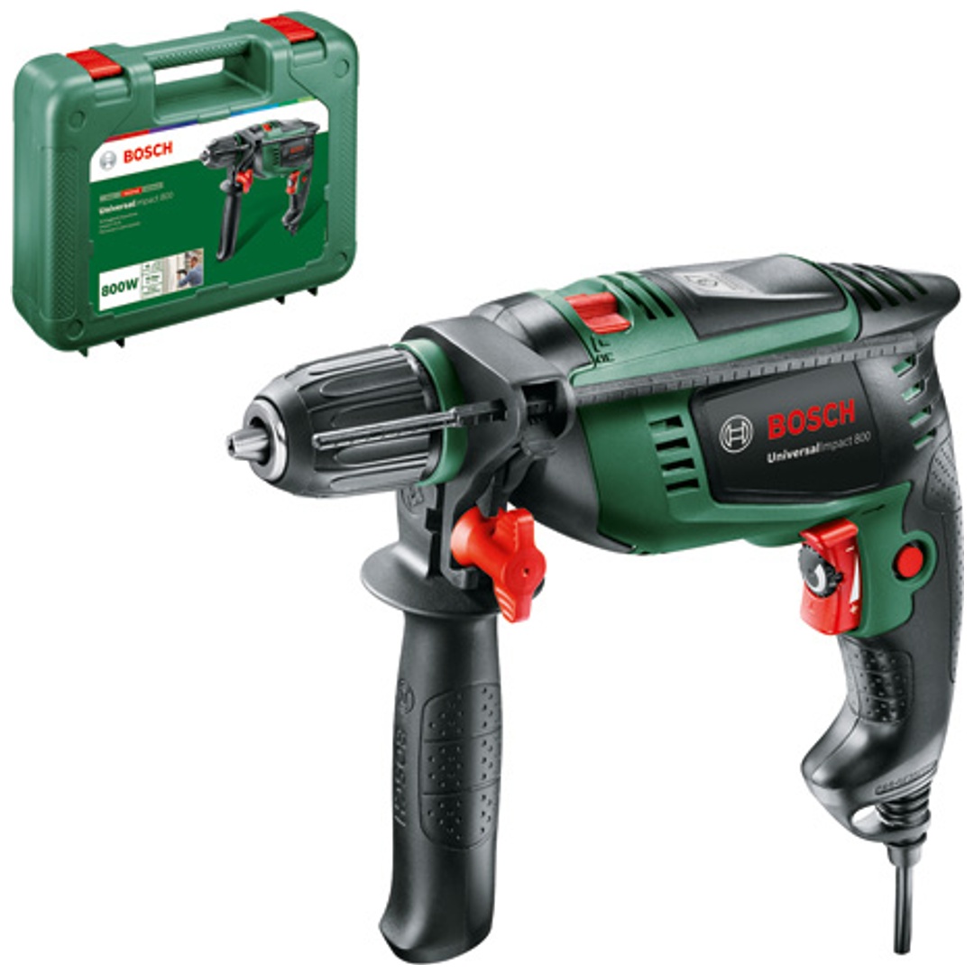 Bosch Schlagbohrmaschine UniversalImpact 800, incl. Zubehör, Tragekoffer
