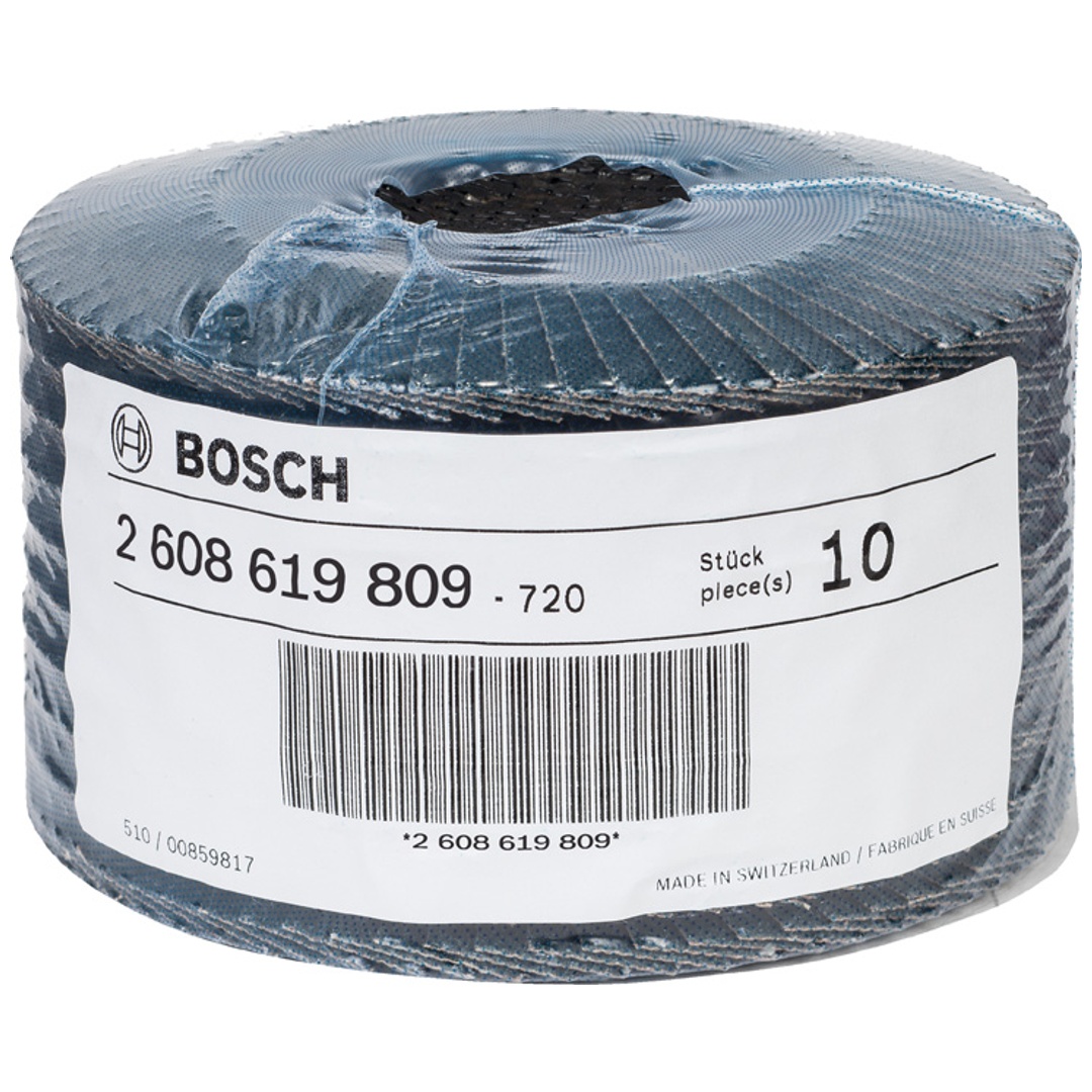 Bosch X-LOCK-Fächerschleifscheibe X551, Expert for Metal, K: 80, Scheibend.: 115 mm