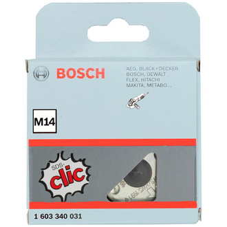 Bosch Schnellspannmutter SDS-clic M14, für alle Winkelschleifer mit Gewinde M14