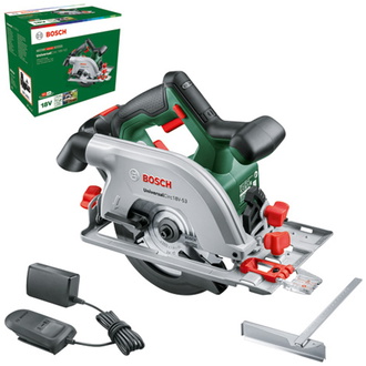 Bosch Akku-Kreissäge UniversalCirc 18V-53, incl. 1x Akku PBA 2,5 Ah, Ladegerät, Zubehör, Karton