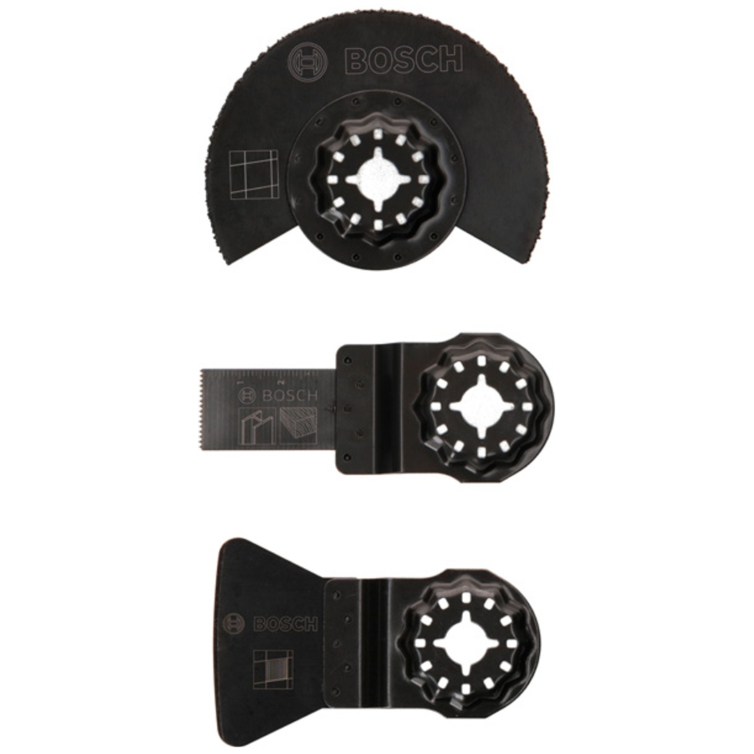 Bosch Starter-Set Fliesen, 3-teilig, für Multifunktionsgeräte