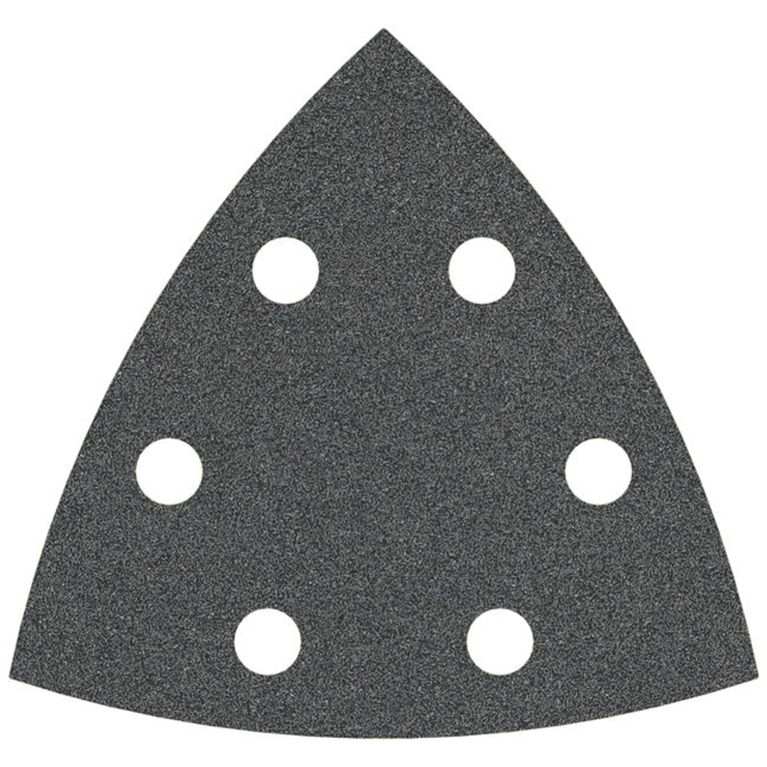 Bosch Klettschleifscheibe 93 x 93 mm, P 80, 6 Löcher, 5 Stk.