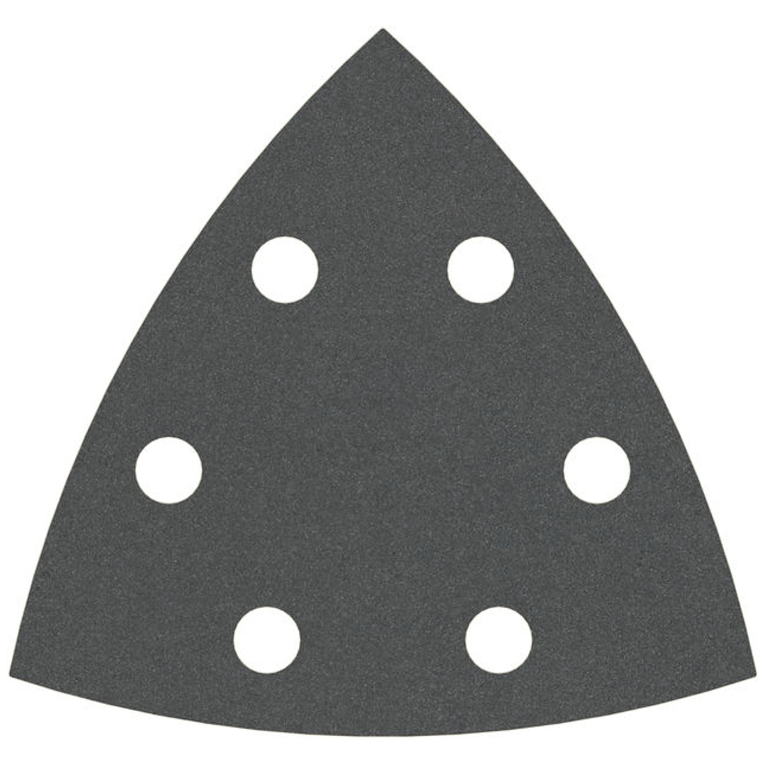 Bosch Klettschleifscheibe 93 x 93 mm, P 320, 6 Löcher, 5 Stk.