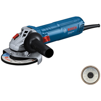 Bosch Winkelschleifer GWS 12-125, incl. SDS-Überwurfmutter, Zubehör, Karton