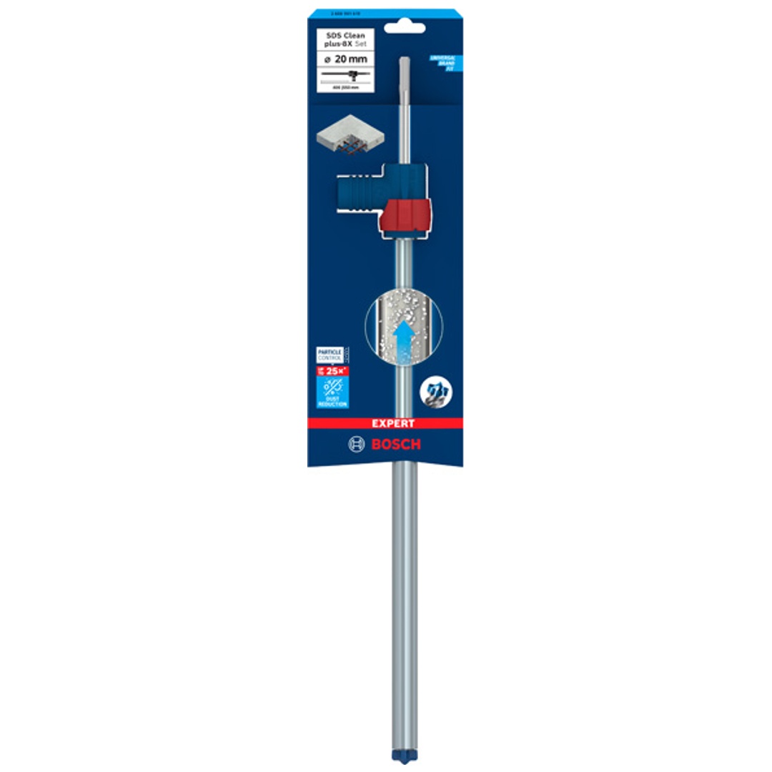 Bosch EXPERT Saugbohrer SDS Clean plus-8X Hammerbohrer-Set 20 x 400 x 550 mm
