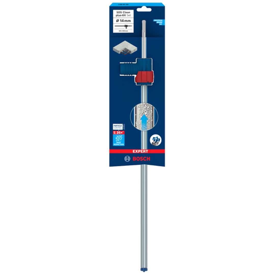 Bosch EXPERT Saugbohrer SDS Clean plus-8X Hammerbohrer-Set 14 x 400 x 550 mm