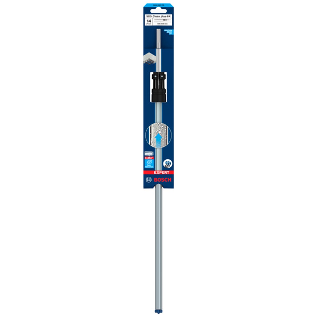 Bosch EXPERT Saugbohrer SDS Clean plus-8X Hammerbohrer, 14 x 400 x 550 mm