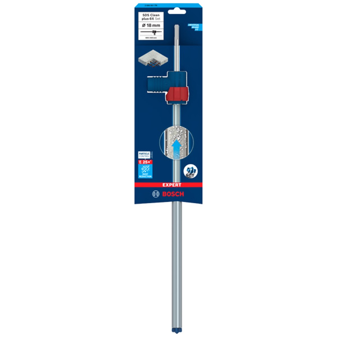 Bosch EXPERT Saugbohrer SDS Clean plus-8X Hammerbohrer-Set 18 x 400 x 550 mm
