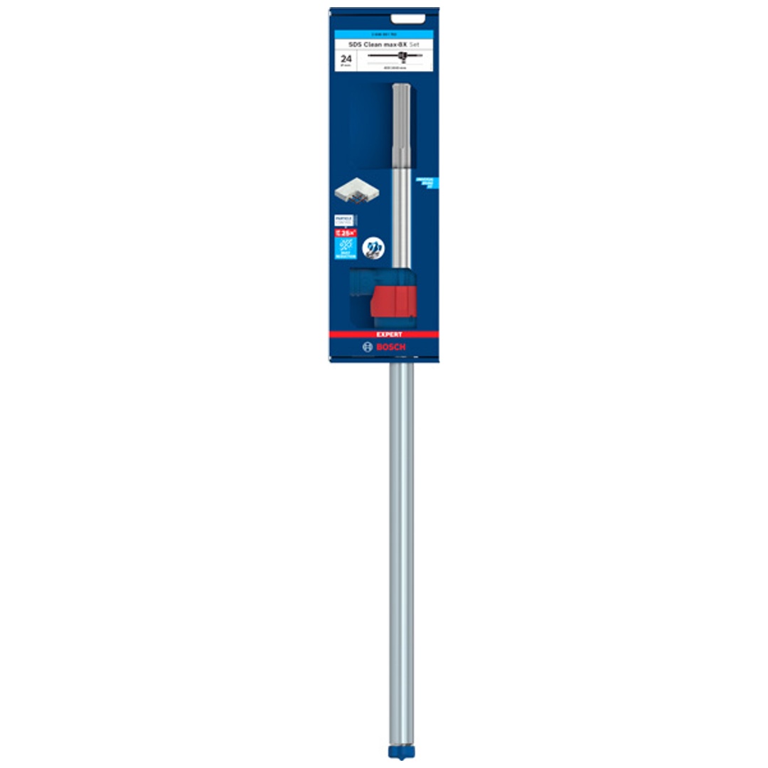 Bosch EXPERT Saugbohrer SDS Clean max-8X Hammerbohrer-Set, 24 x 400 x 650 mm
