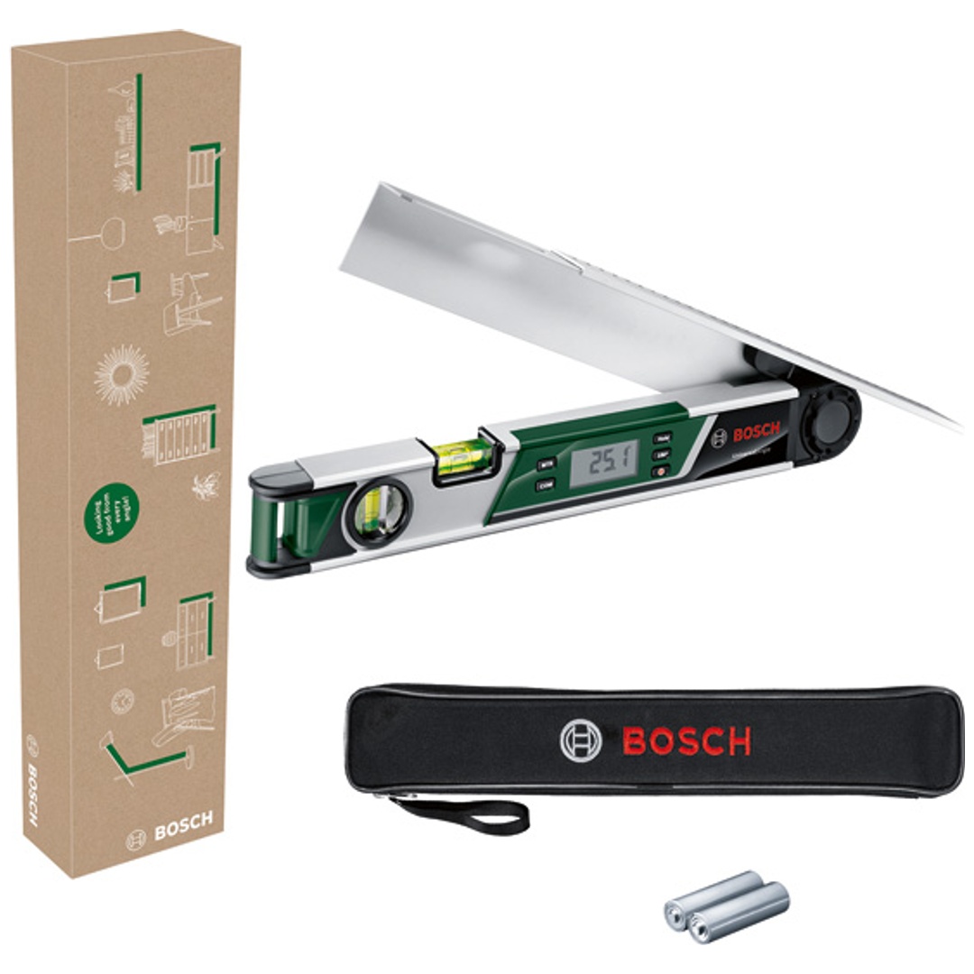 Bosch Winkelmesser UniversalAngle, incl. Zubehör, eCommerce-Karton