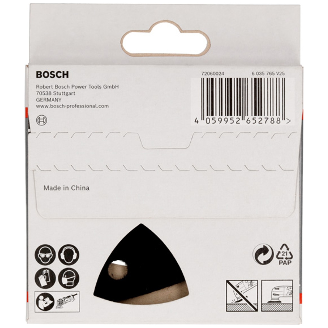 Bosch Schleiftellerschoner, 93 x 93 mm, 2x, für Exzenterschleifer