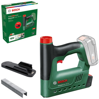 Bosch Akku-Tacker UniversalTacker 18V-14, incl. 1000 Klammern, Papierabstandshalter, Karton