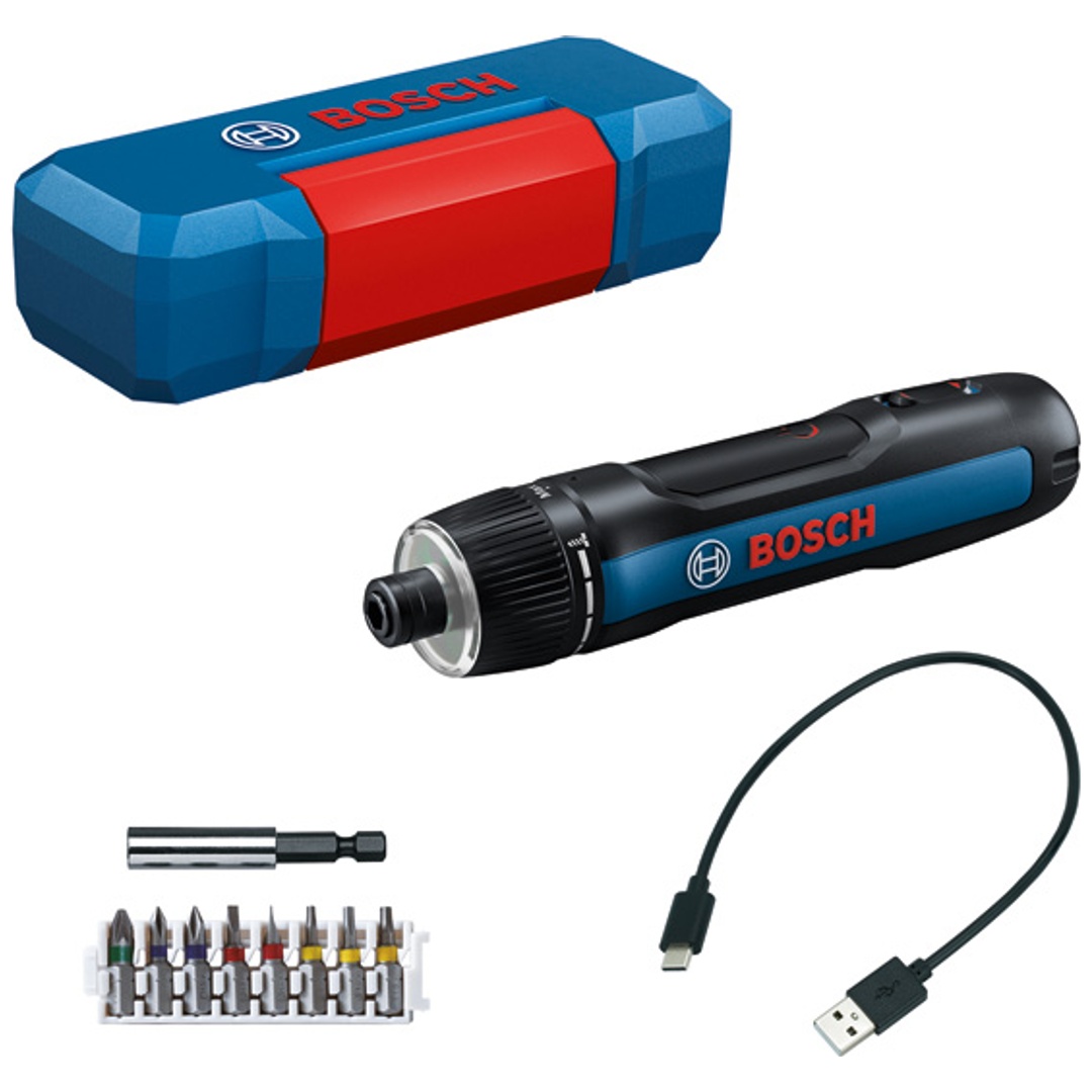Bosch Akku-Schrauber Bosch GO, incl. Bitset, Zubehör, Aufbewahrungskoffer