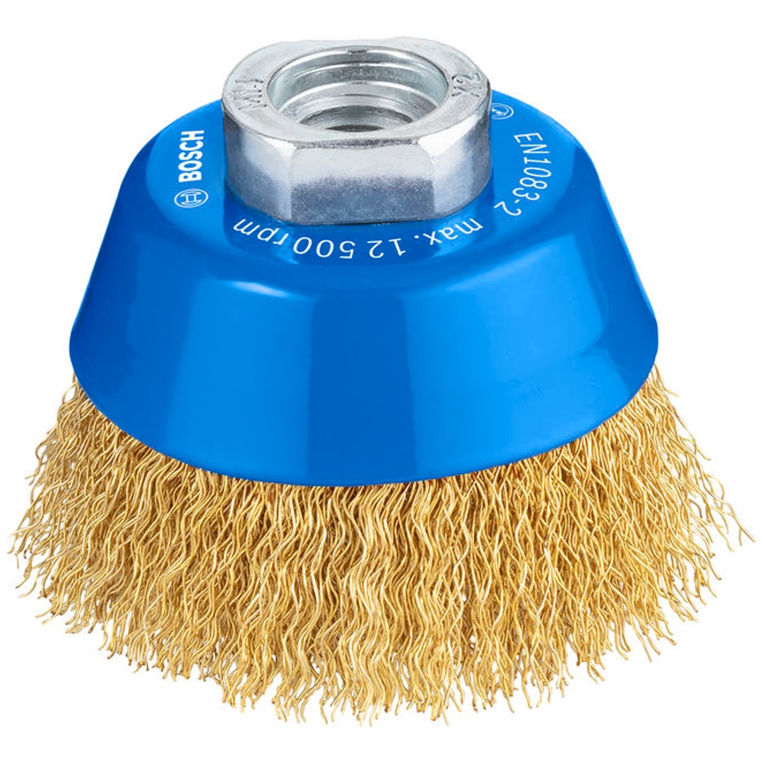 Bosch PRO Metal clean Topfbürste, 70 x 0,30 mm, Gewinde, vermessingt
