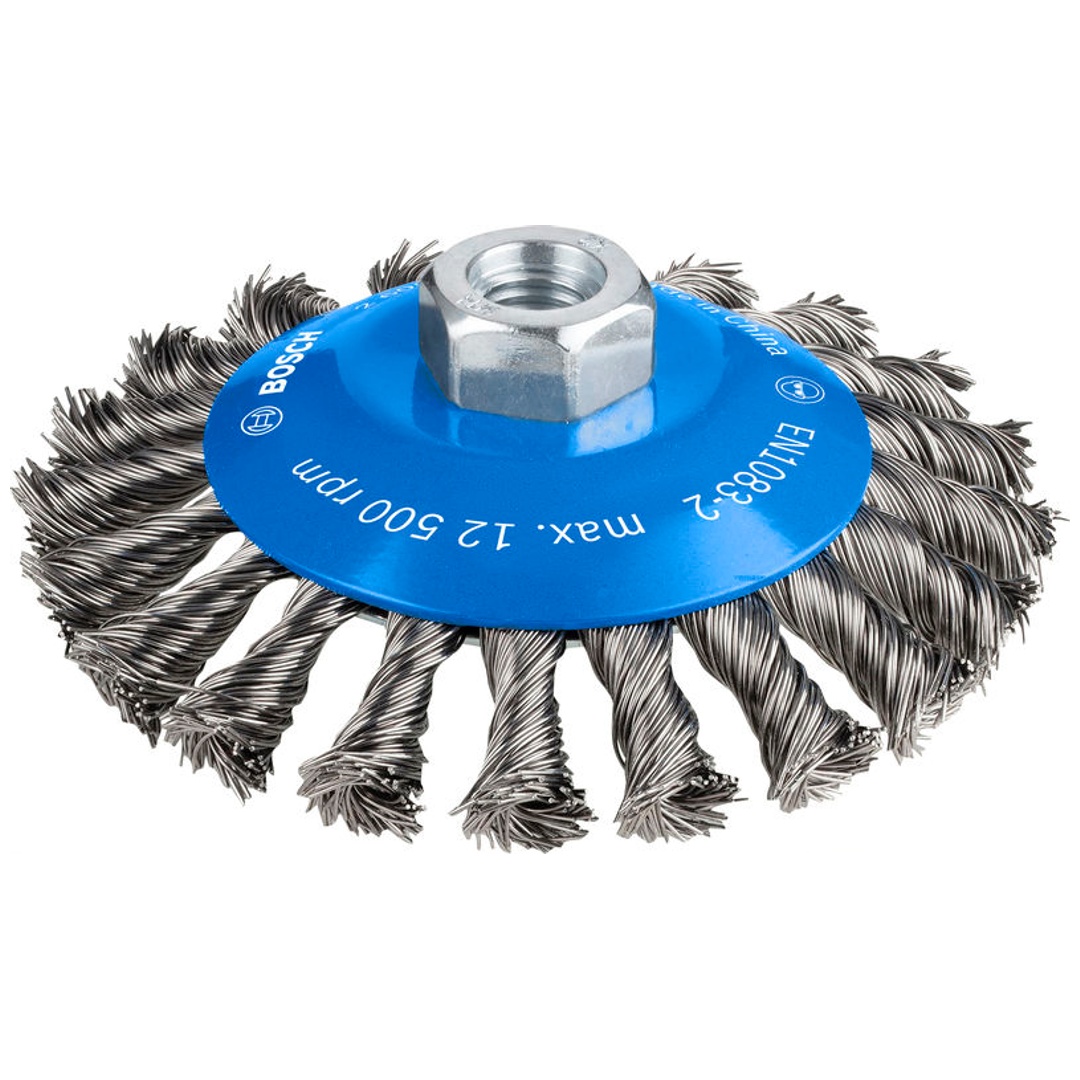 Bosch PRO Metal heavy Kegelbürste, 115 x 0,5 mm, Gewinde