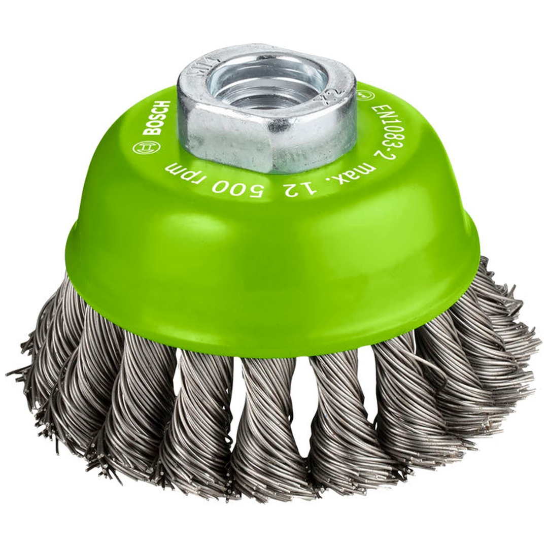 Bosch PRO Stainless Steel heavy Topfbürste, 75 x 0,5 mm, Gewinde