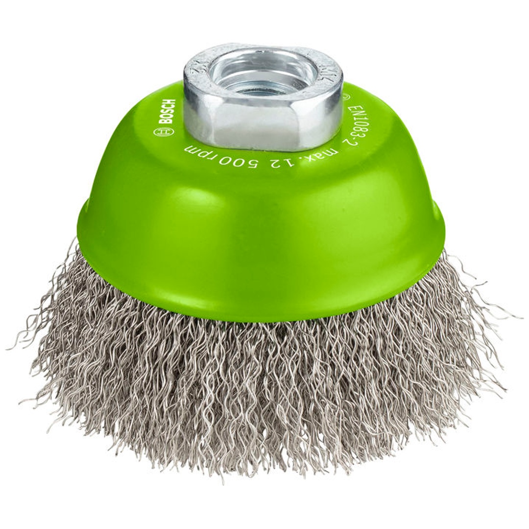 Bosch PRO Stainless Steel clean Topfbürste, 75 x 0,3 mm, Gewinde