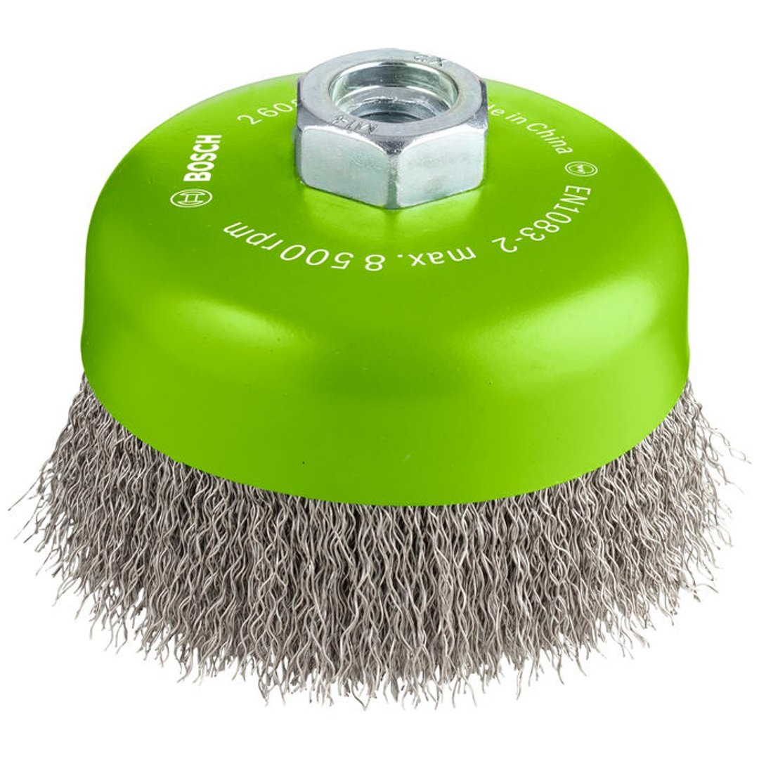 Bosch PRO Stainless Steel clean Topfbürste, 100 x 0,3 mm, Gewinde