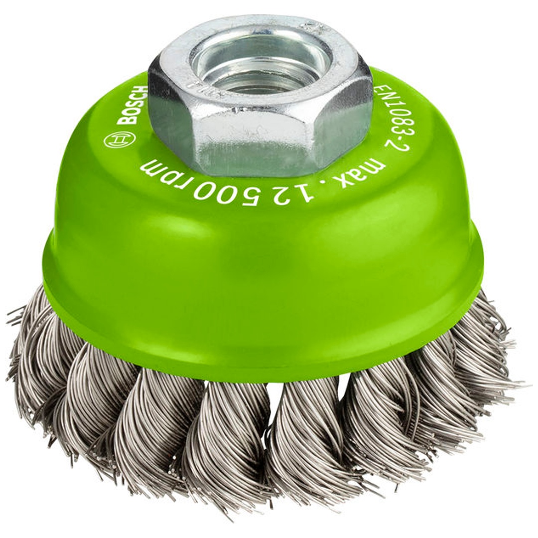 Bosch PRO Stainless Steel heavy Topfbürste, 65 x 0,35 mm, Gewinde