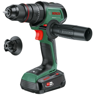 Bosch Akku-Schlagbohrmaschine AdvancedImpact 18V-80 QuickSnap, incl. 1x Akku PBA 2,5 Ah, Ladegerät, Zubehör, Tragekoffer