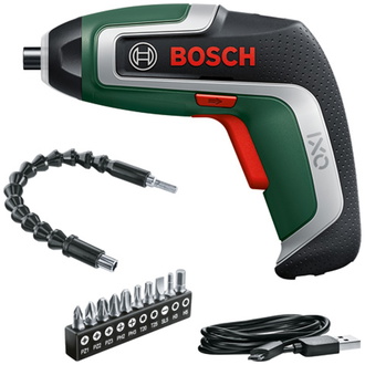 Bosch Akku-Schrauber IXO 7 Flexi-Set, incl. Zubehör, Karton