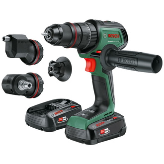 Bosch Akku-Schlagbohrmaschine AdvancedImpact 18V-80 QuickSnap, incl. 2x Akku PBA 2,5 Ah, Zubehör, Tragekoffer