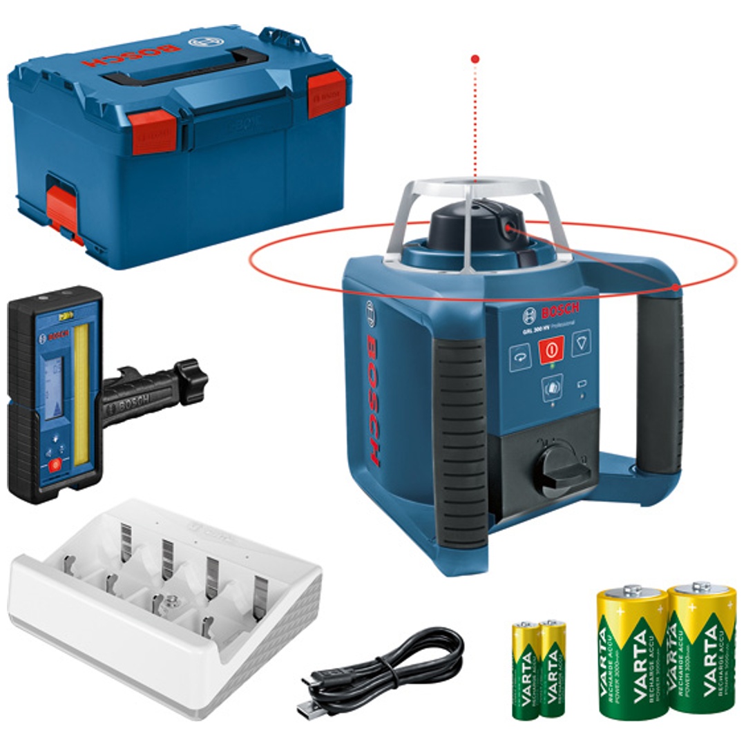 Bosch Professional Bosch Rotationslaser GRL 300 HV + LR 45 in L-BOXX