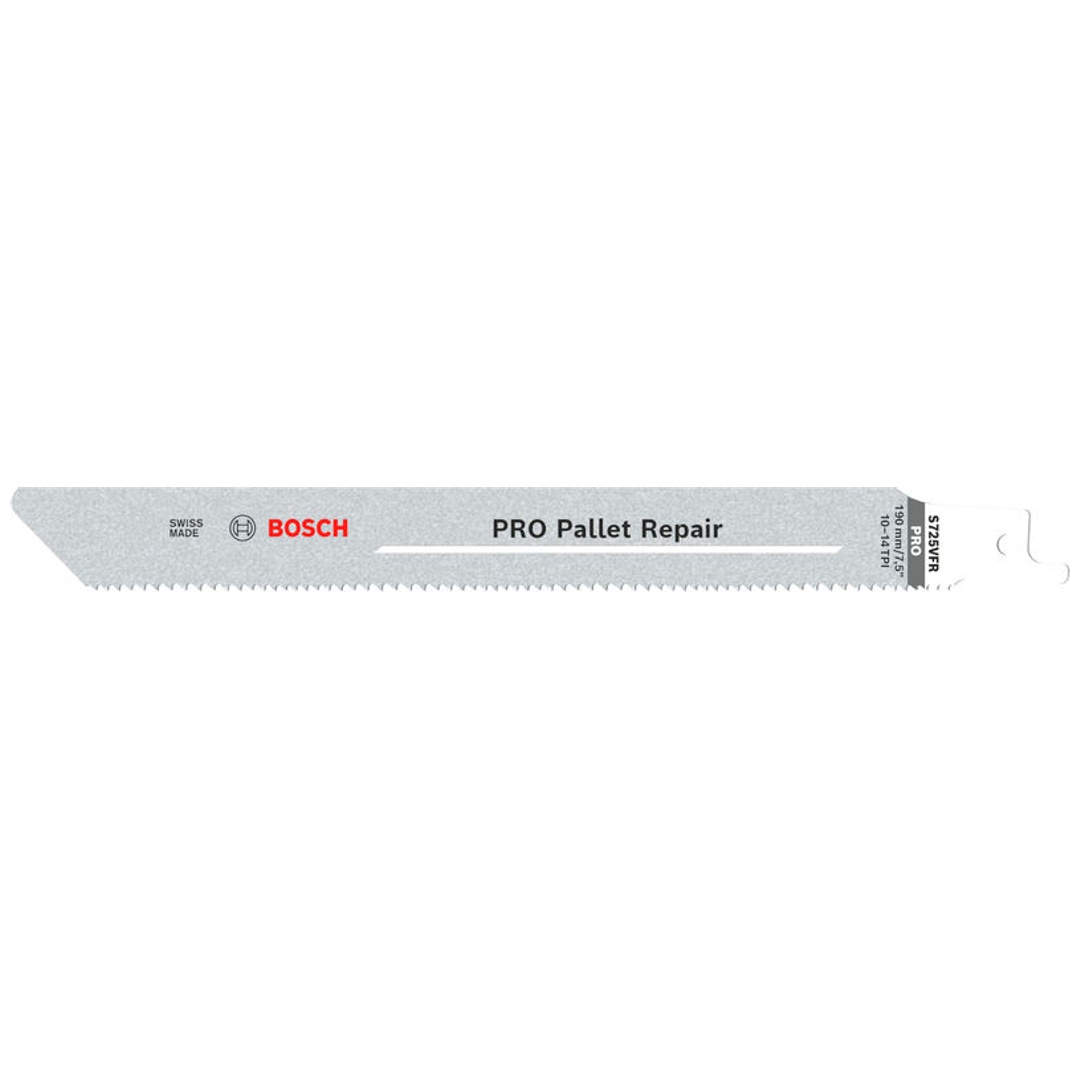 Bosch PRO Pallet Repair S725VFR Säbelsägeblatt, 1,25 x 19 x 190 mm, 5-tlg.