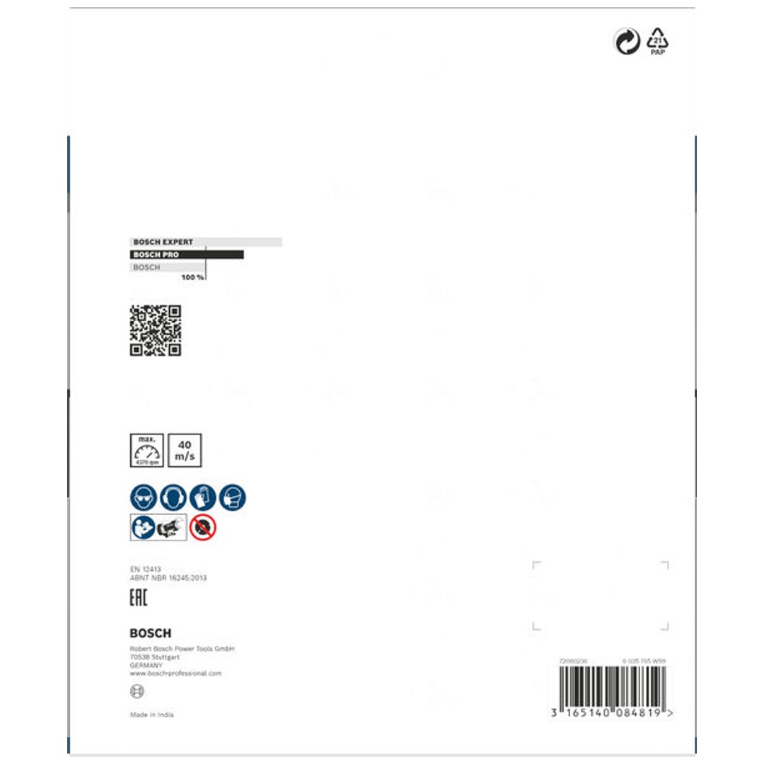 Bosch Schleifscheibe für Doppelschleifmaschine, Ø 175, Korn 36