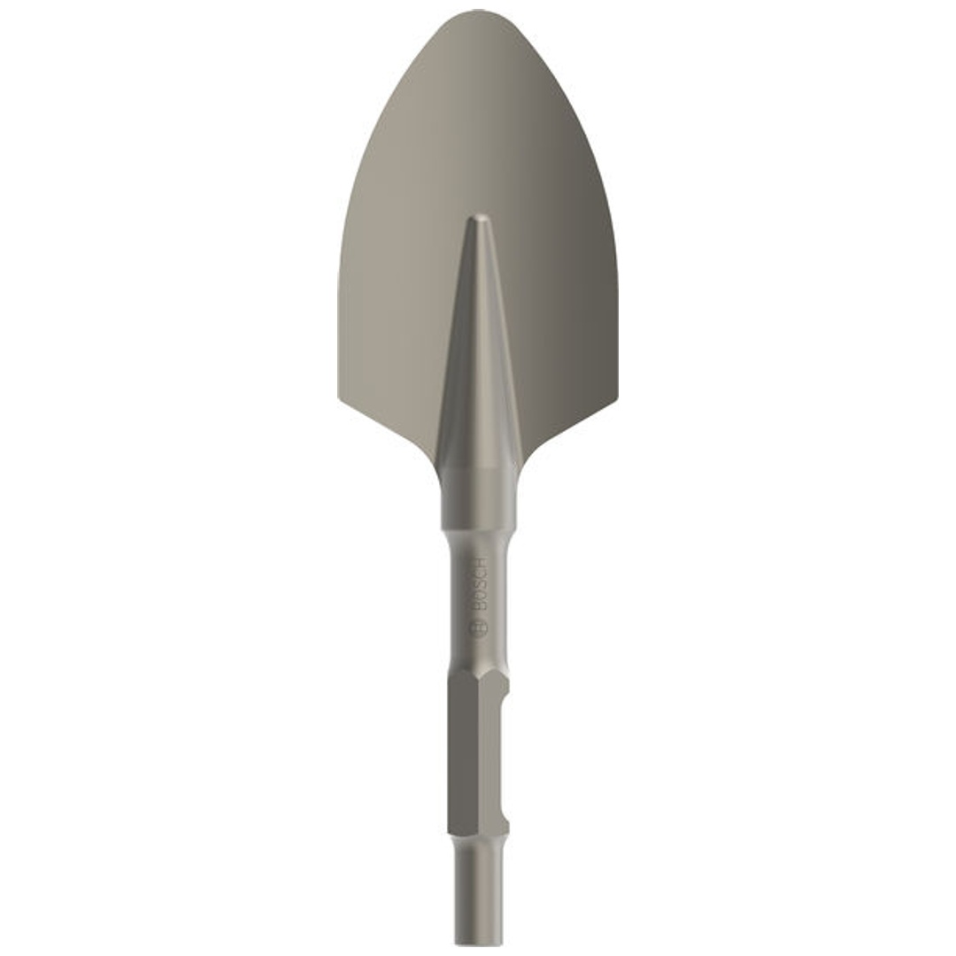 Bosch Spatmeißel mit 30-mm-Sechskantaufnahme abgerundet 400 x 135 mm