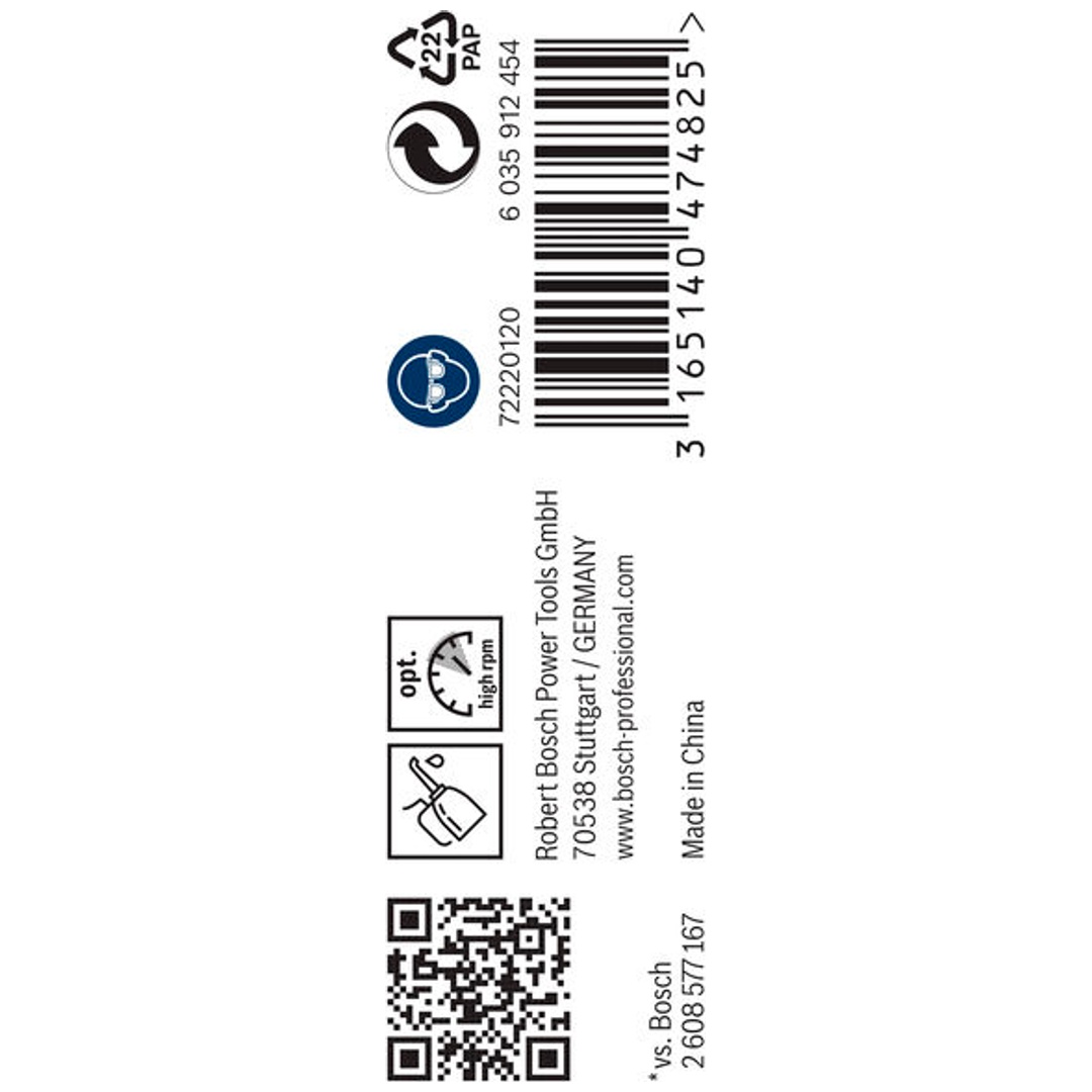 Bosch PRO Metal HSS-G Spiralbohrer, 2,4 x 30 x 57 mm, 10-tlg.