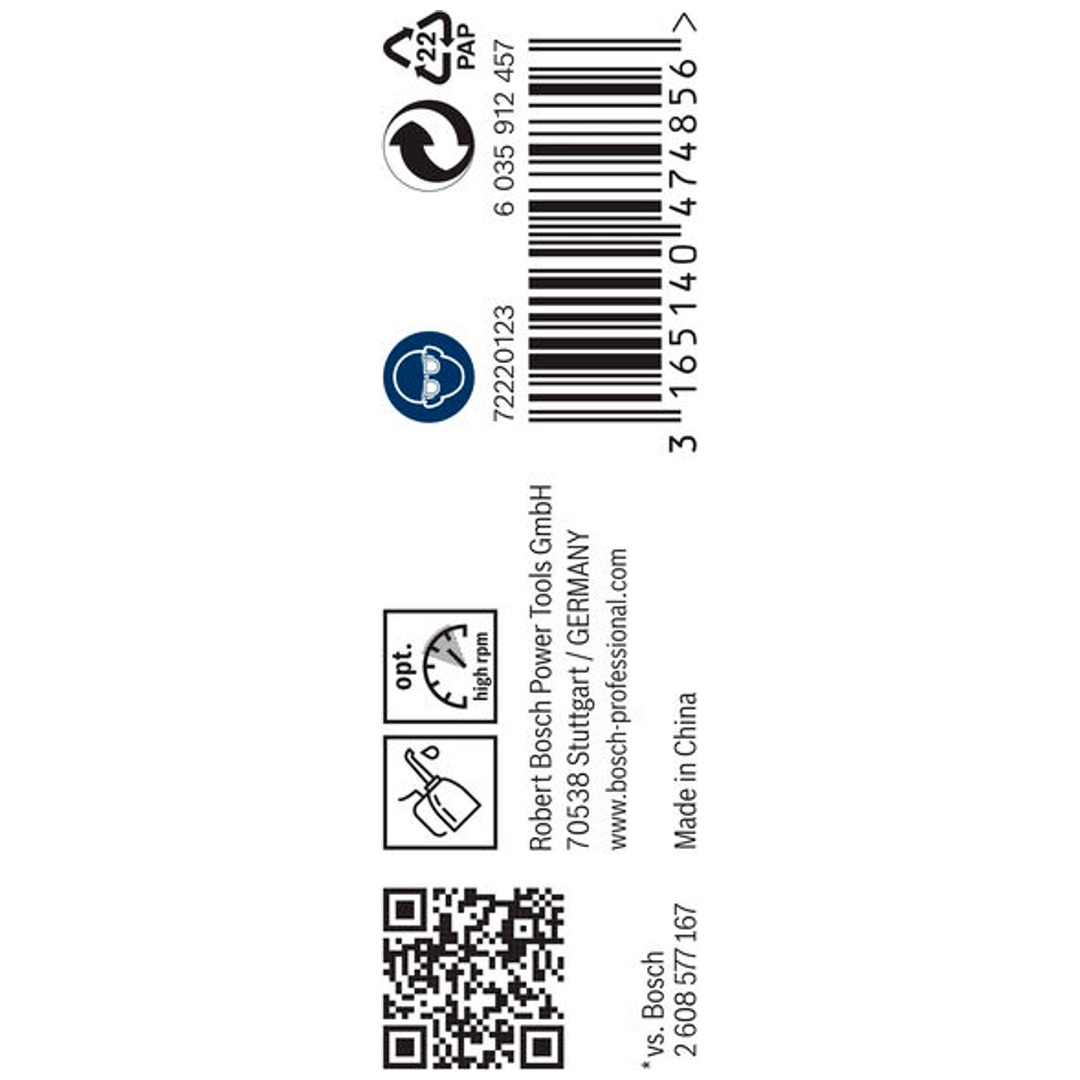 Bosch PRO Metal HSS-G Spiralbohrer, 2,9 x 33 x 61 mm, 10-tlg.
