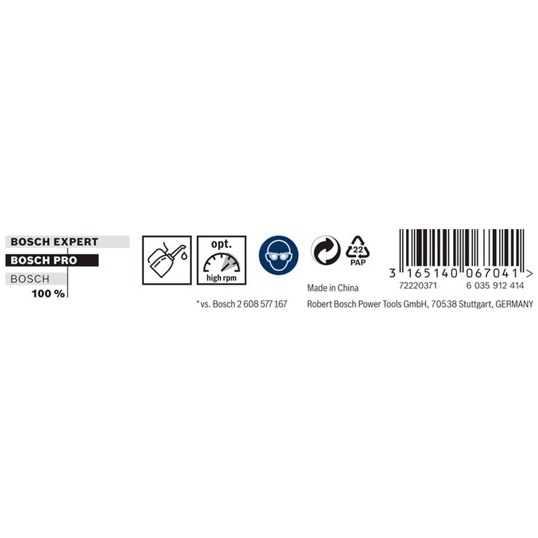 Bosch PRO Metal HSS-G Spiralbohrer, 3,5 x 73 x 112 mm, 5-tlg.