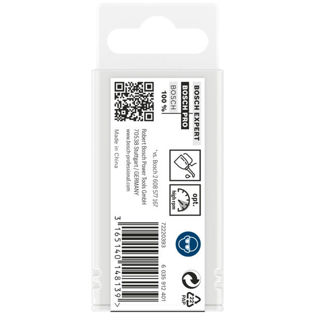 Bosch Doppelendbohrer HSS-G, Ø 4,9 x 17 x 62 mm, 10er Pack