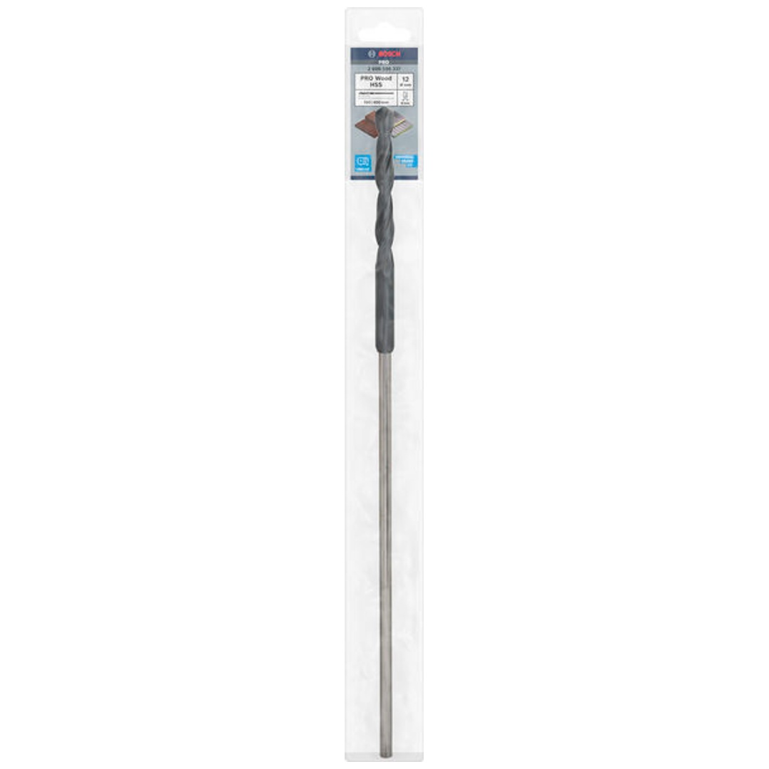 Bosch PRO Wood HSS Installationsbohrer, 12 x 100 x 400 mm
