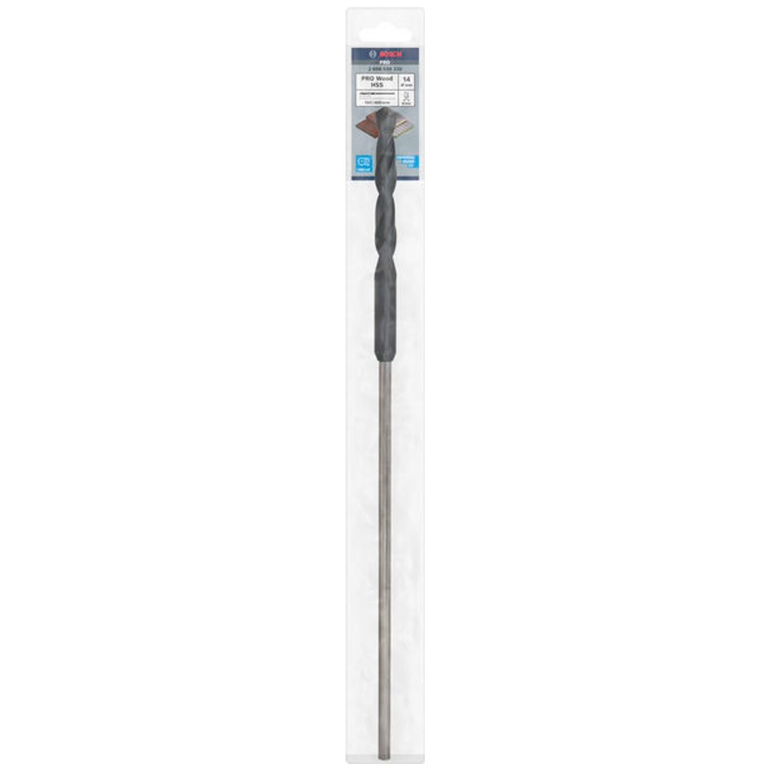 Bosch PRO Wood HSS Installationsbohrer, 14 x 100 x 400 mm