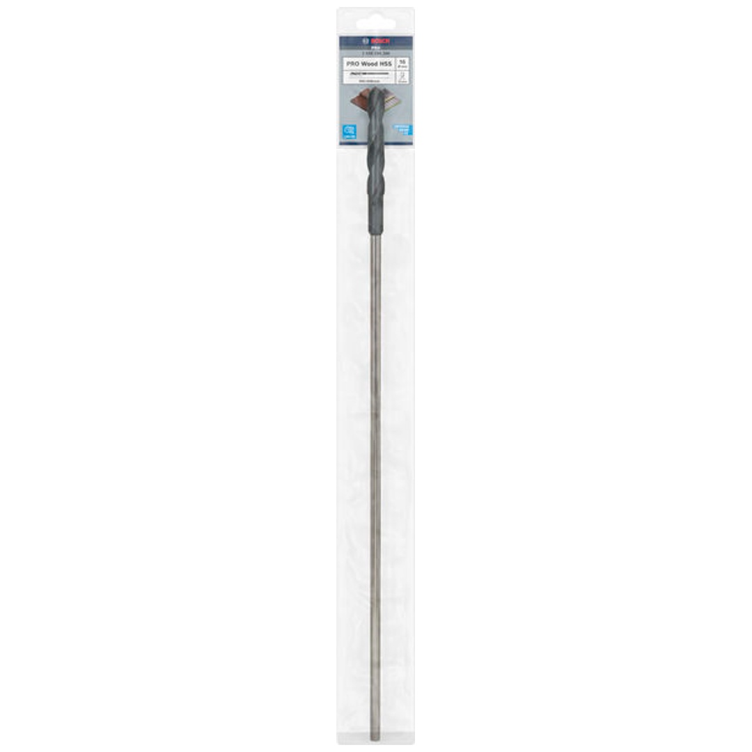 Bosch PRO Wood HSS Installationsbohrer, 16 x 100 x 600 mm