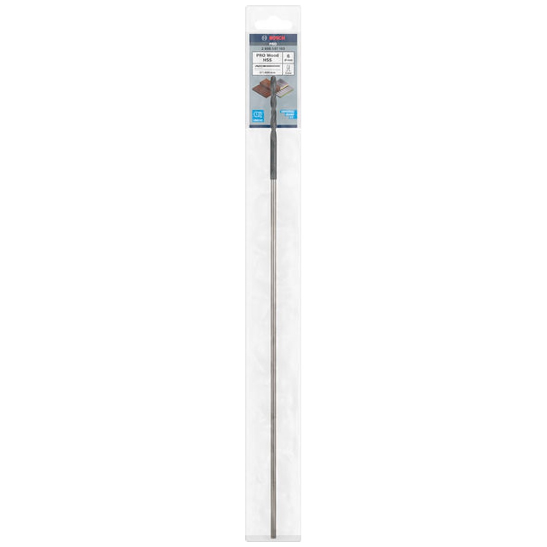 Bosch PRO Wood HSS Installationsbohrer, 6 x 57 x 400 mm