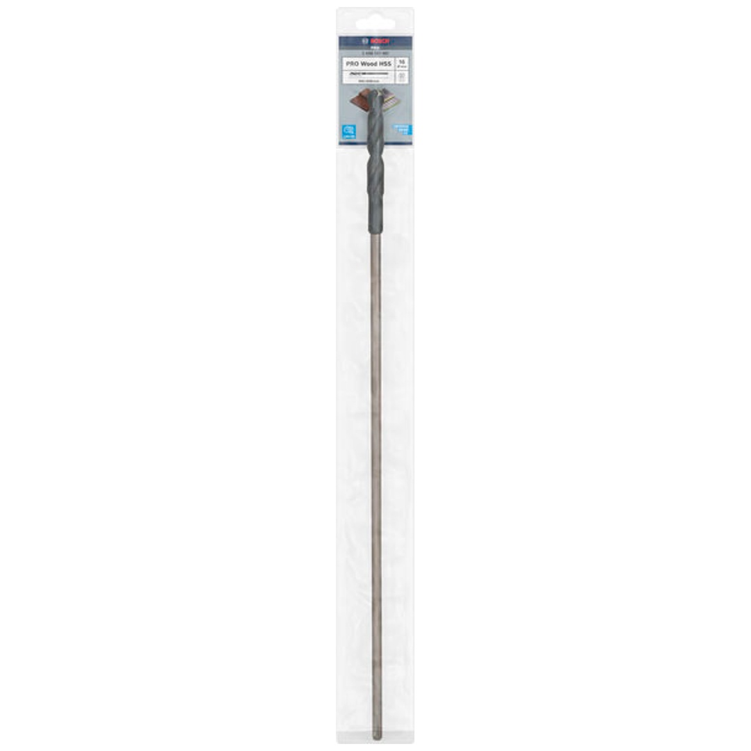 Bosch PRO Wood HSS Installationsbohrer, 16 x 100 x 600 mm, SDS plus