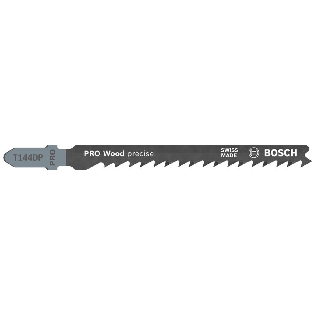 Bosch PRO Wood precise T144DP Stichsägeblatt, 100 mm, 5-tlg.